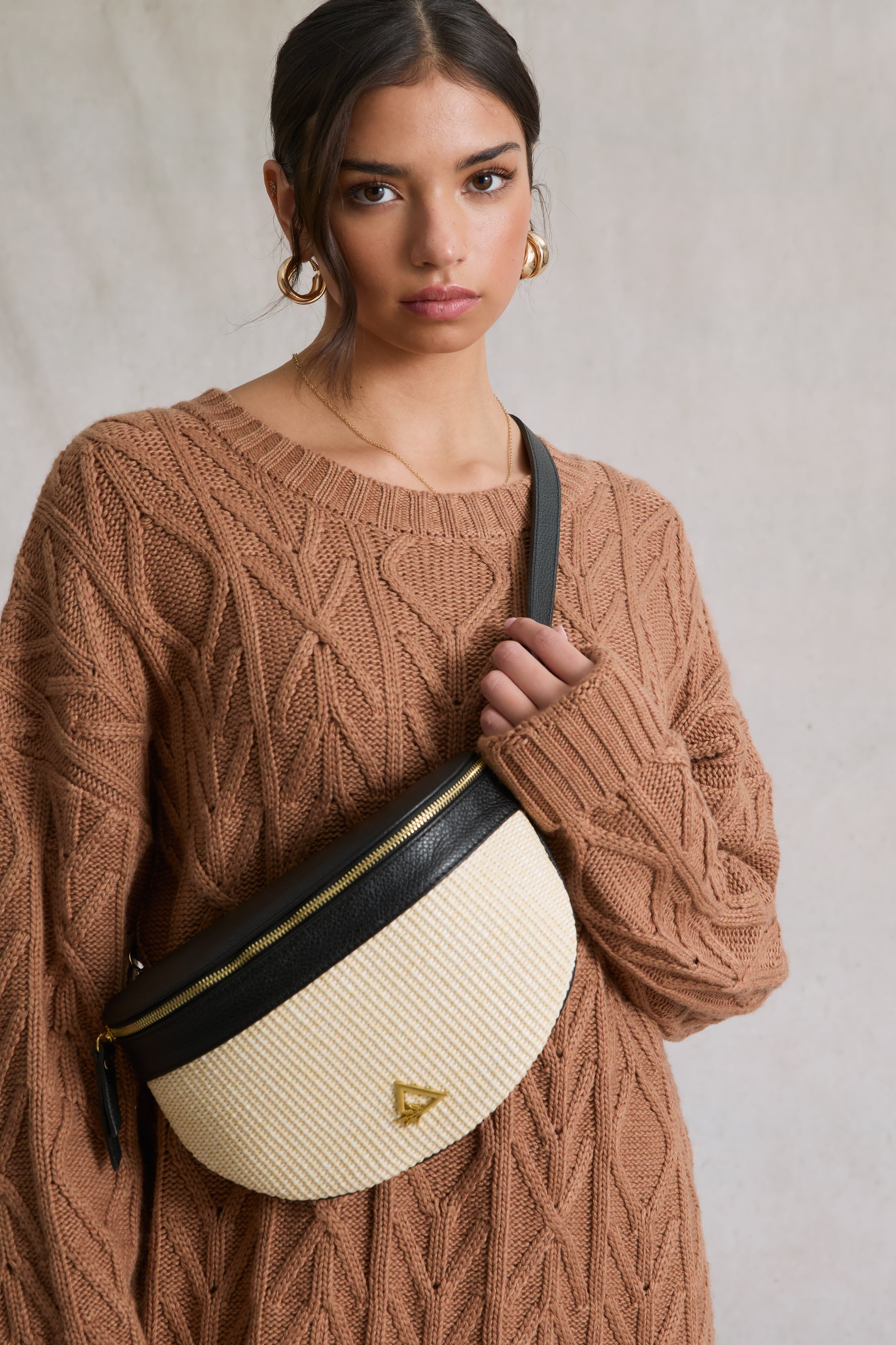 Hay Life x Elie Beaumont Oversized Sling Bag Black