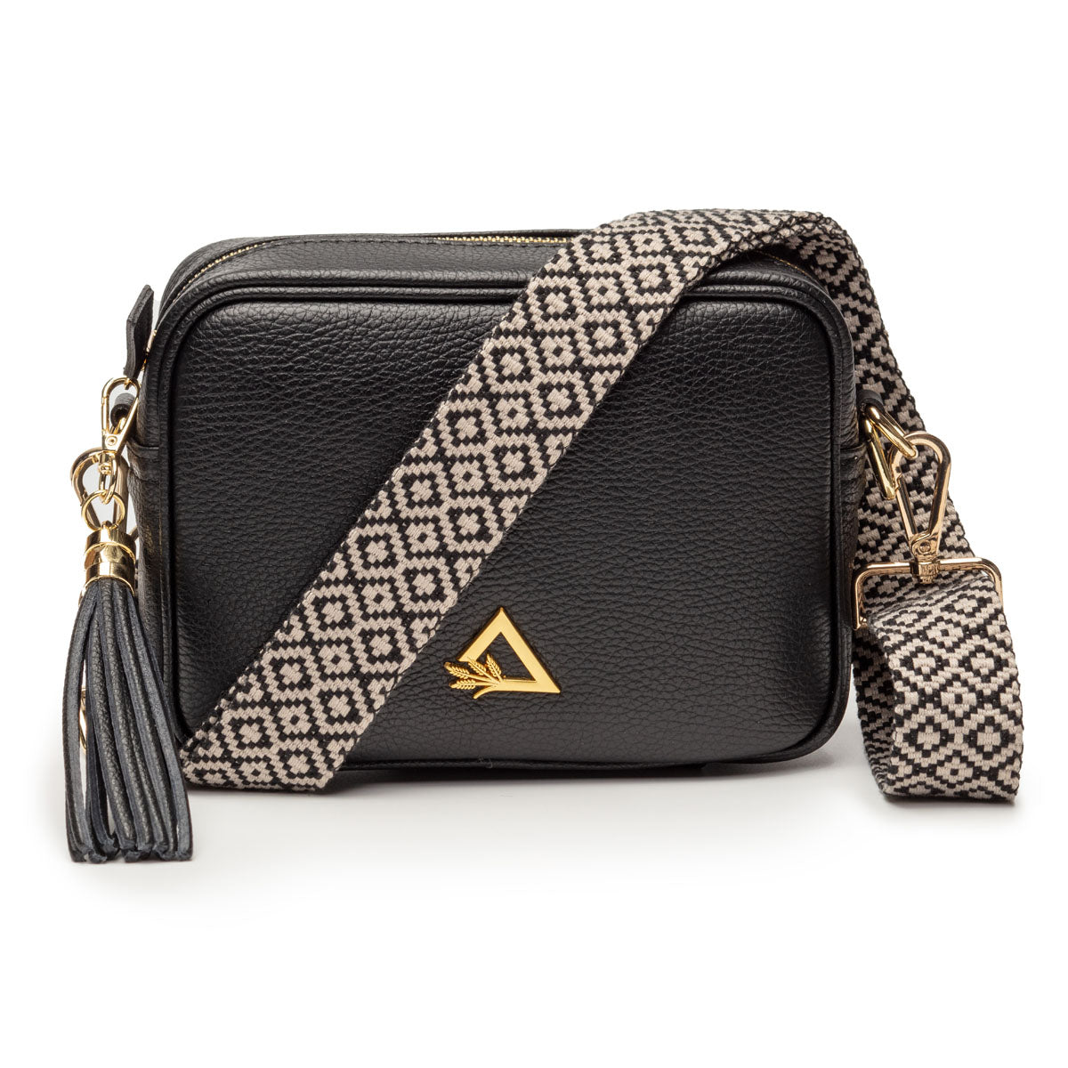 Elie Beaumont Crossbody Strap Knitted Diamond