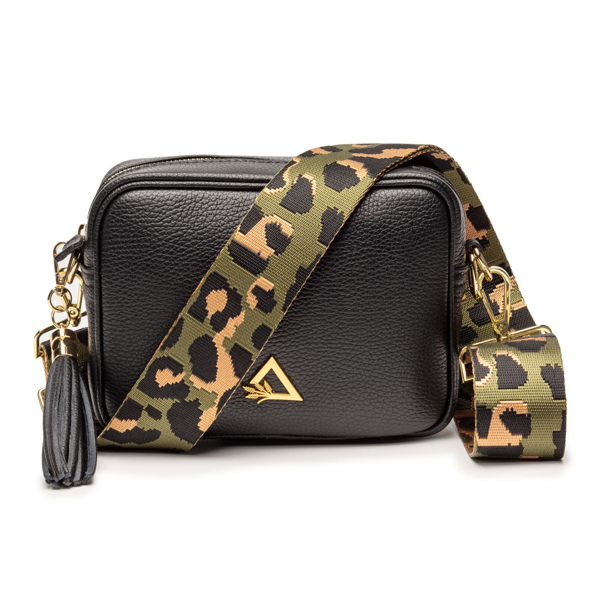 Elie Beaumont Crossbody Strap Camo Print