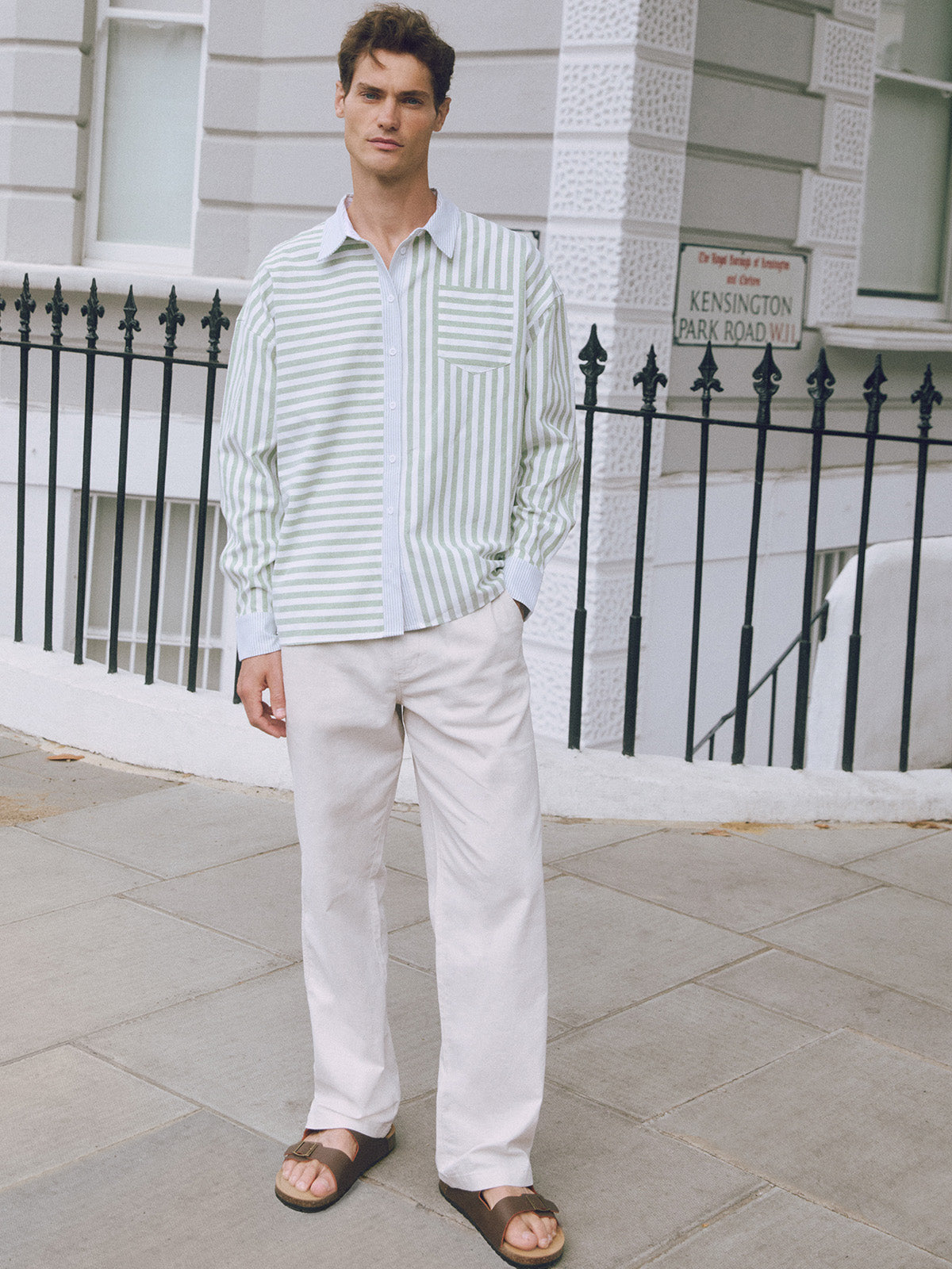 Bailey Multi Stripe Oversized Shirt