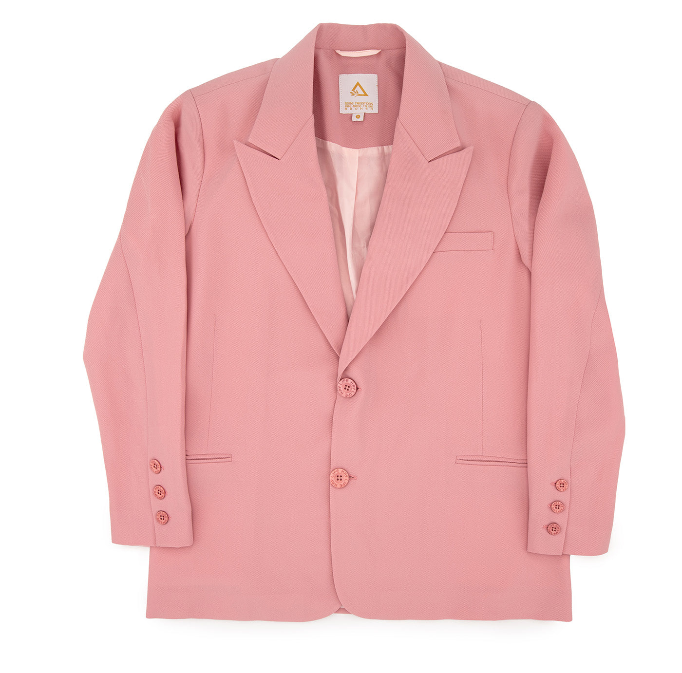 Tailored Suit Jacket Pink