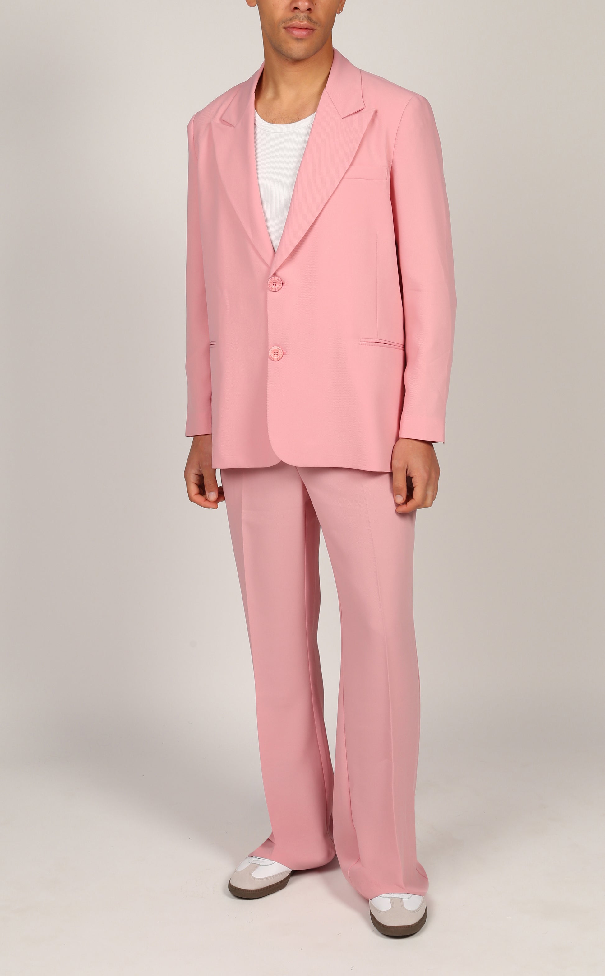 Tailored Suit Jacket Pink