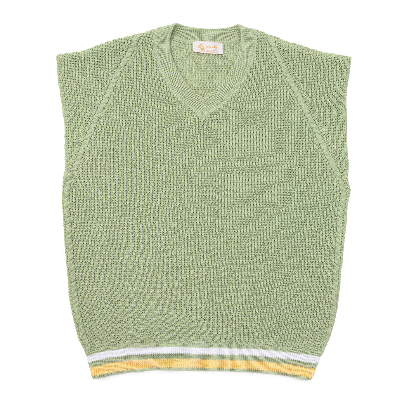 Knitted Tank Light Green