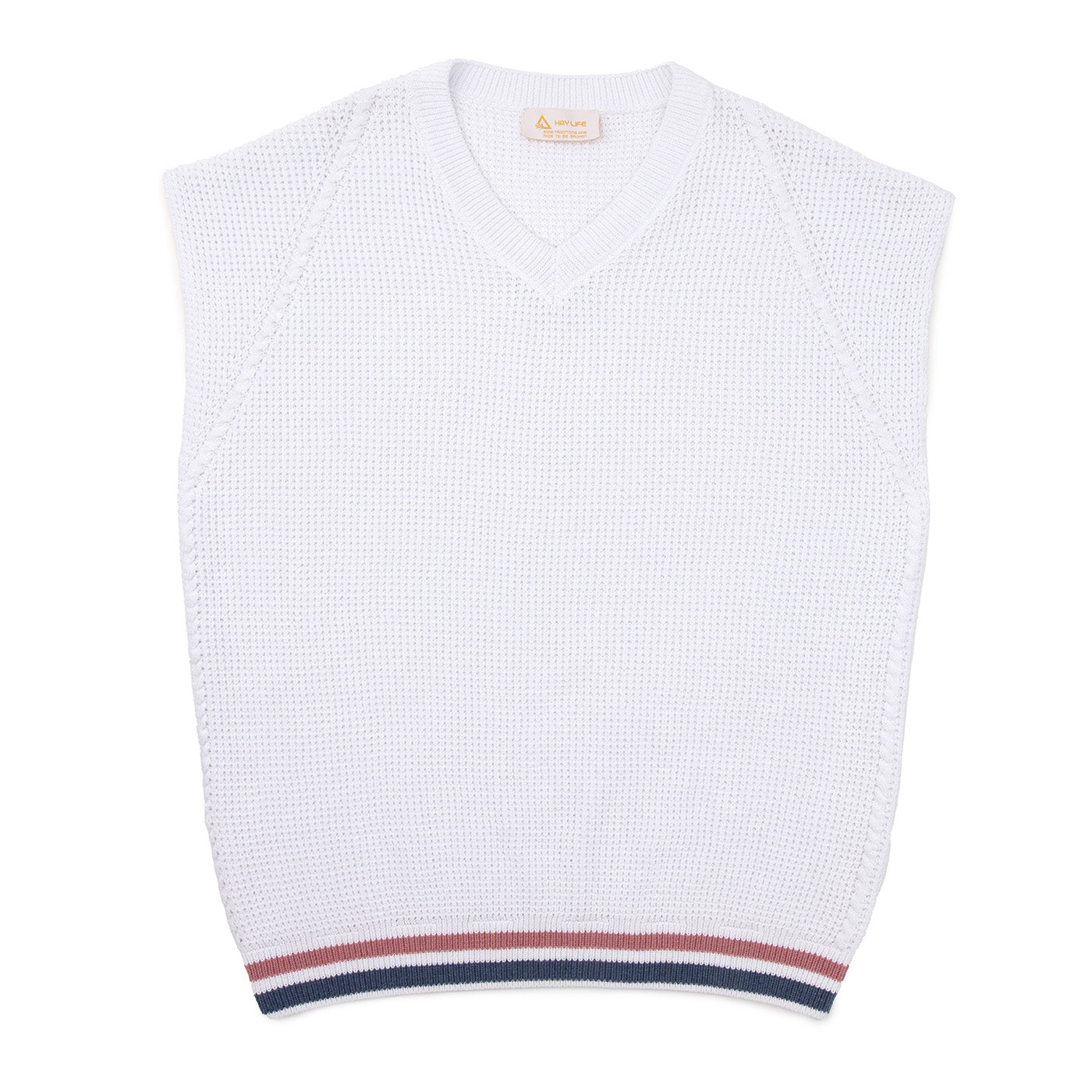 Knitted Tank White