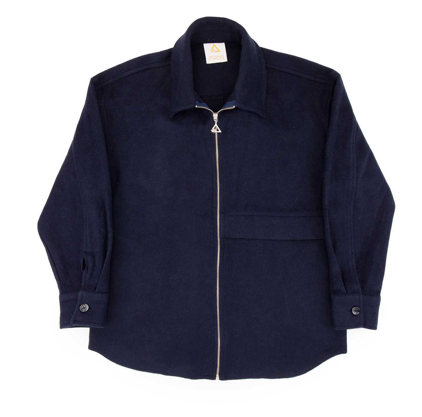 Zip Through Jacket Navy