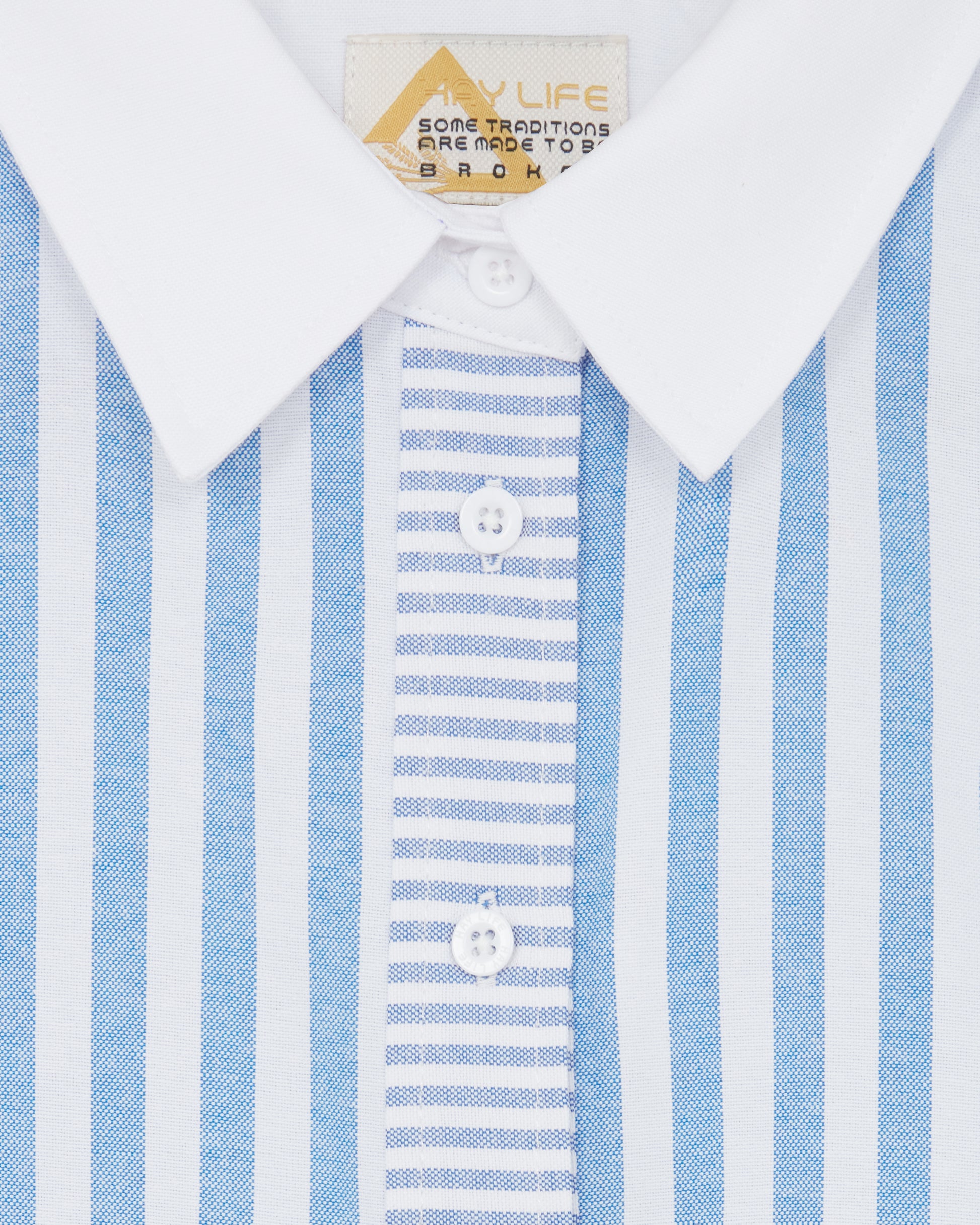 Reed Mixed Stripe Shirt Dress
