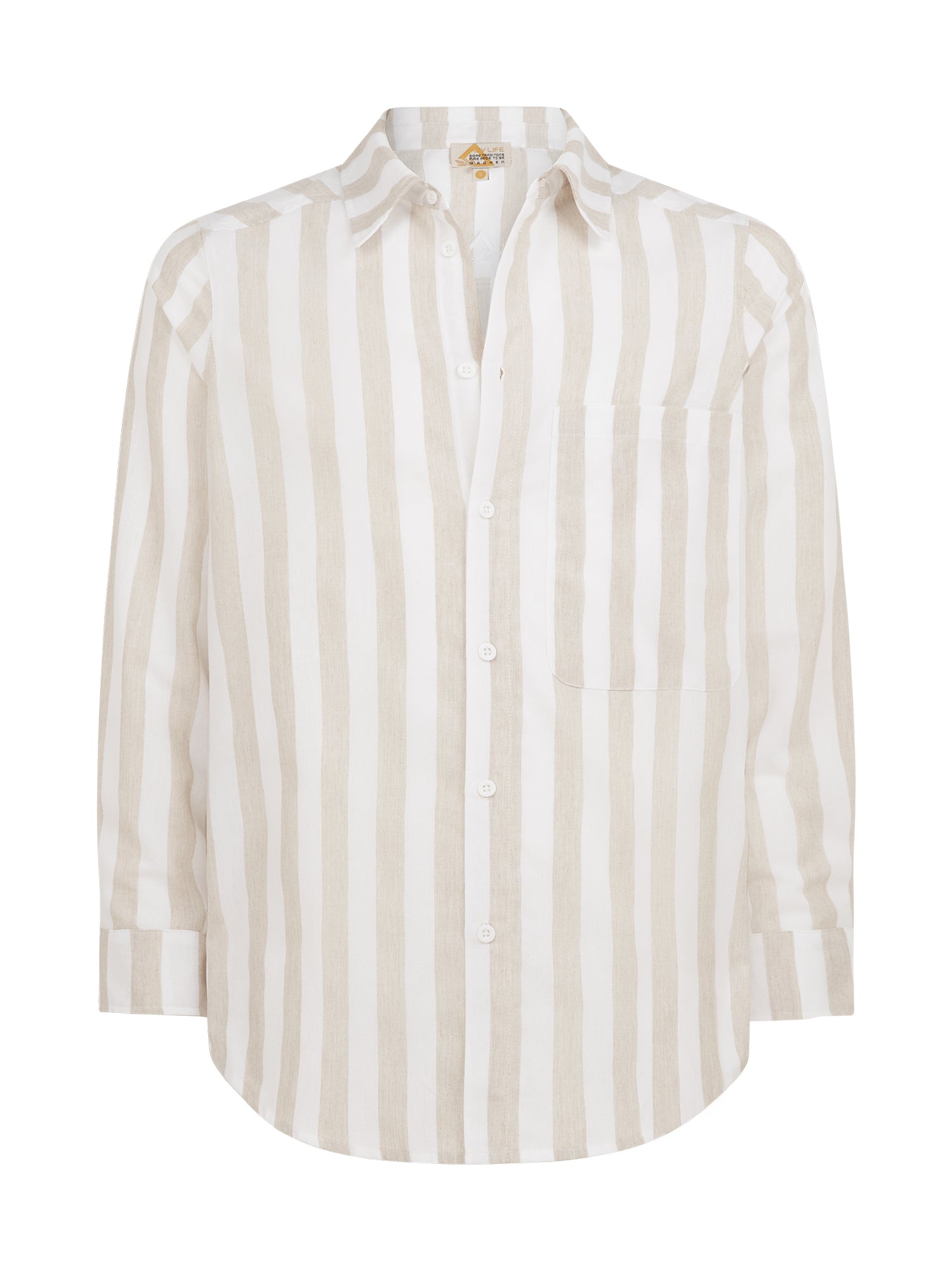 Yapp Stripe Shirt Natural / White