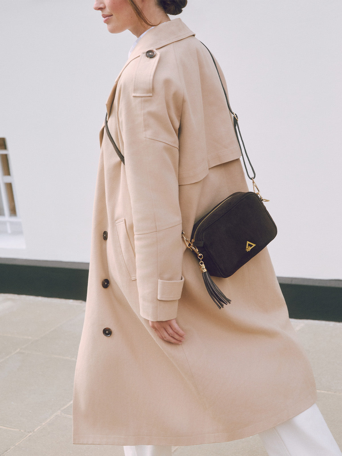 Hay Life x Elie Beaumont Suede Camera Bag