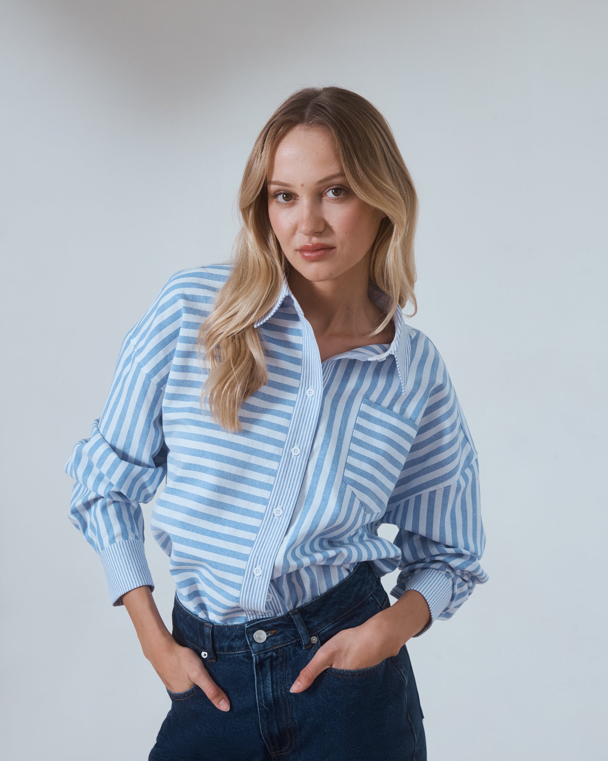 Bailey Multi Stripe Oversized Shirt