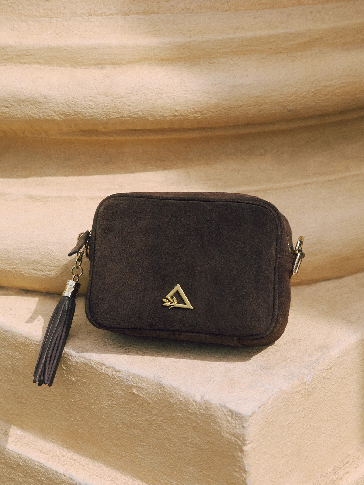 Hay Life x Elie Beaumont Suede Camera Bag